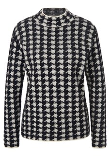 Stehkragen-Pullover mit Jacquard-Muster thumbnail 6