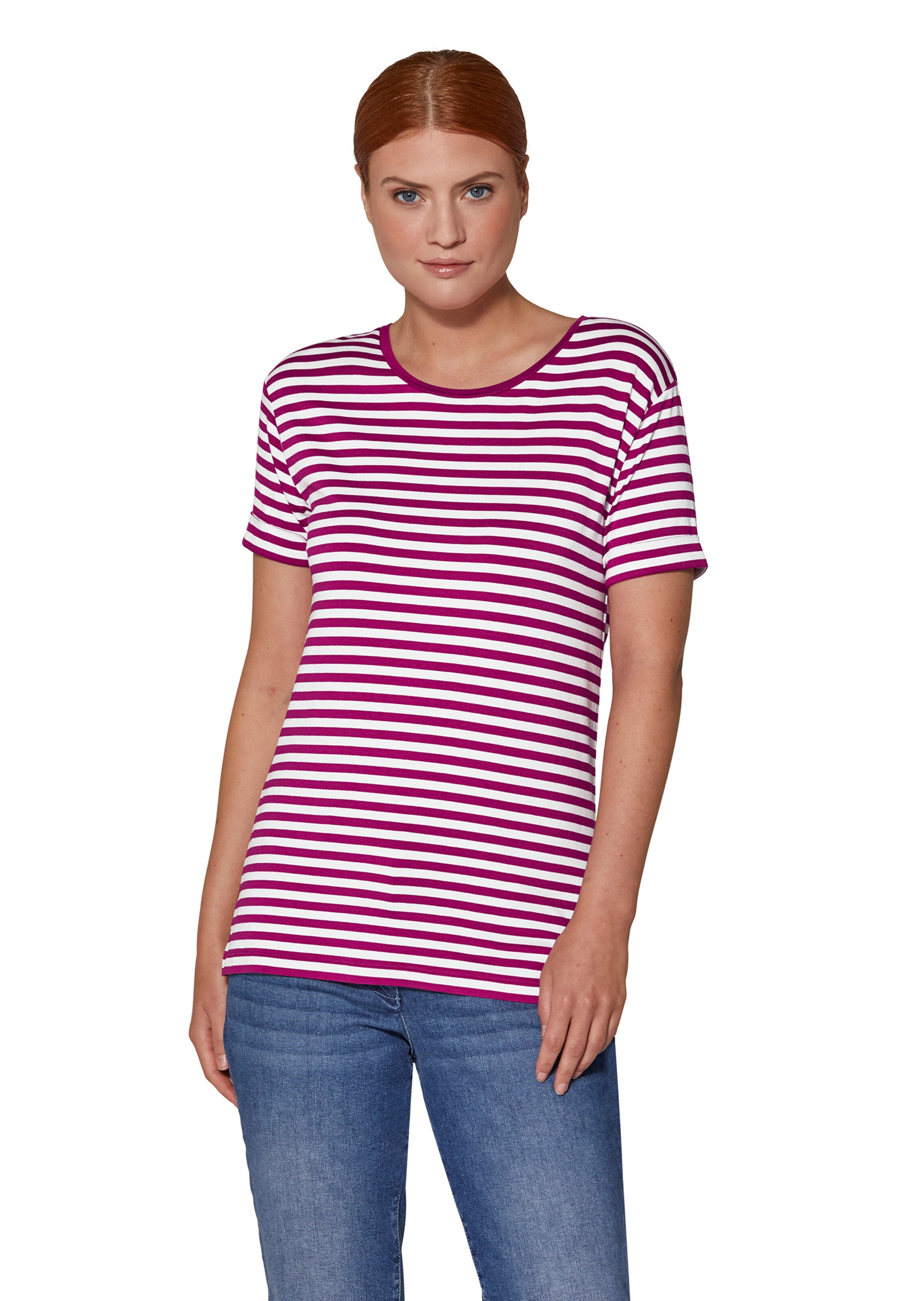 Ringelshirt mit LENZING™ ECOVERO™ Viskose