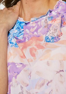 Druckshirt aus luftigem Mesh thumbnail 5