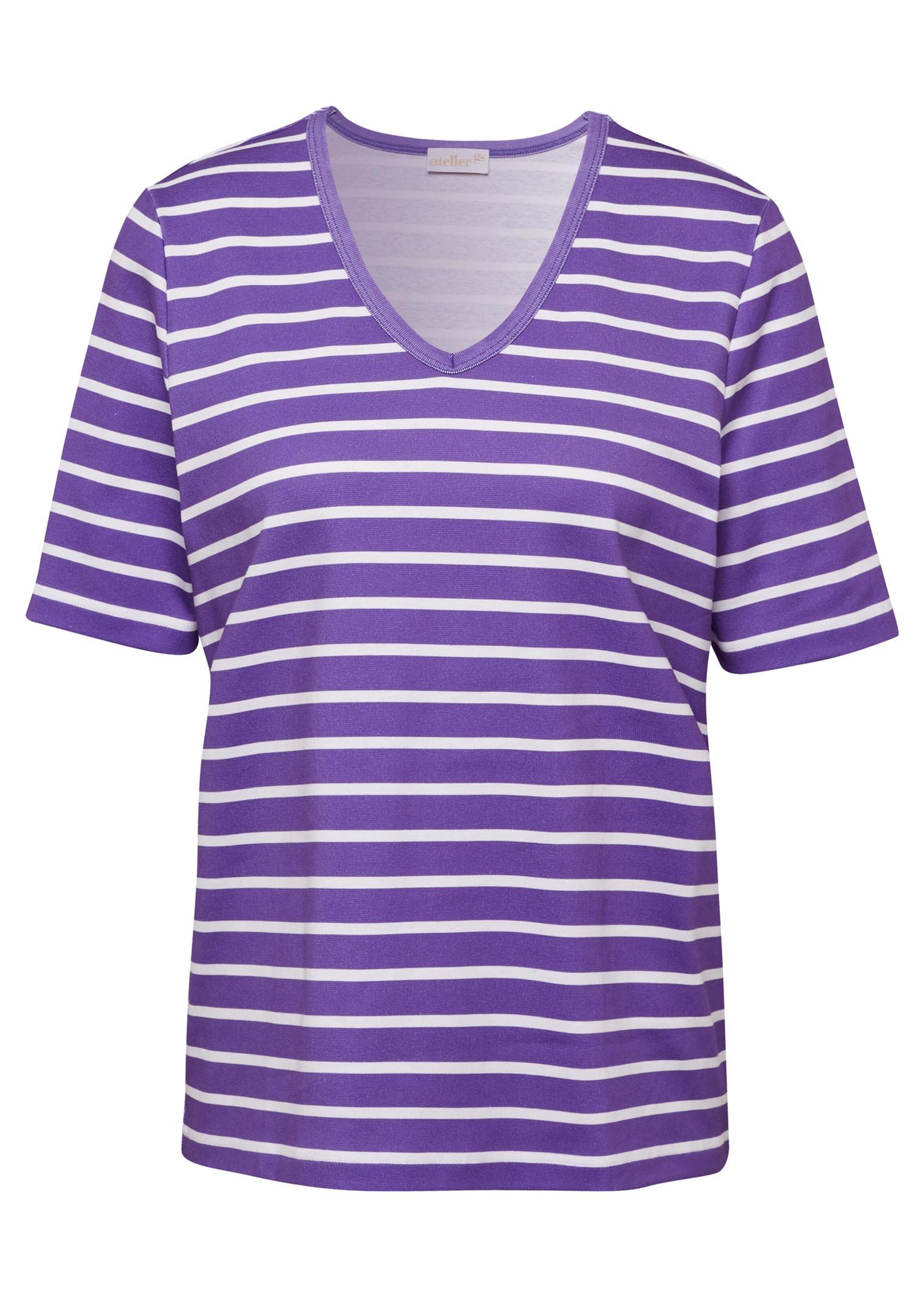 Garngewirktes Ringelshirt aus weichem Interlock