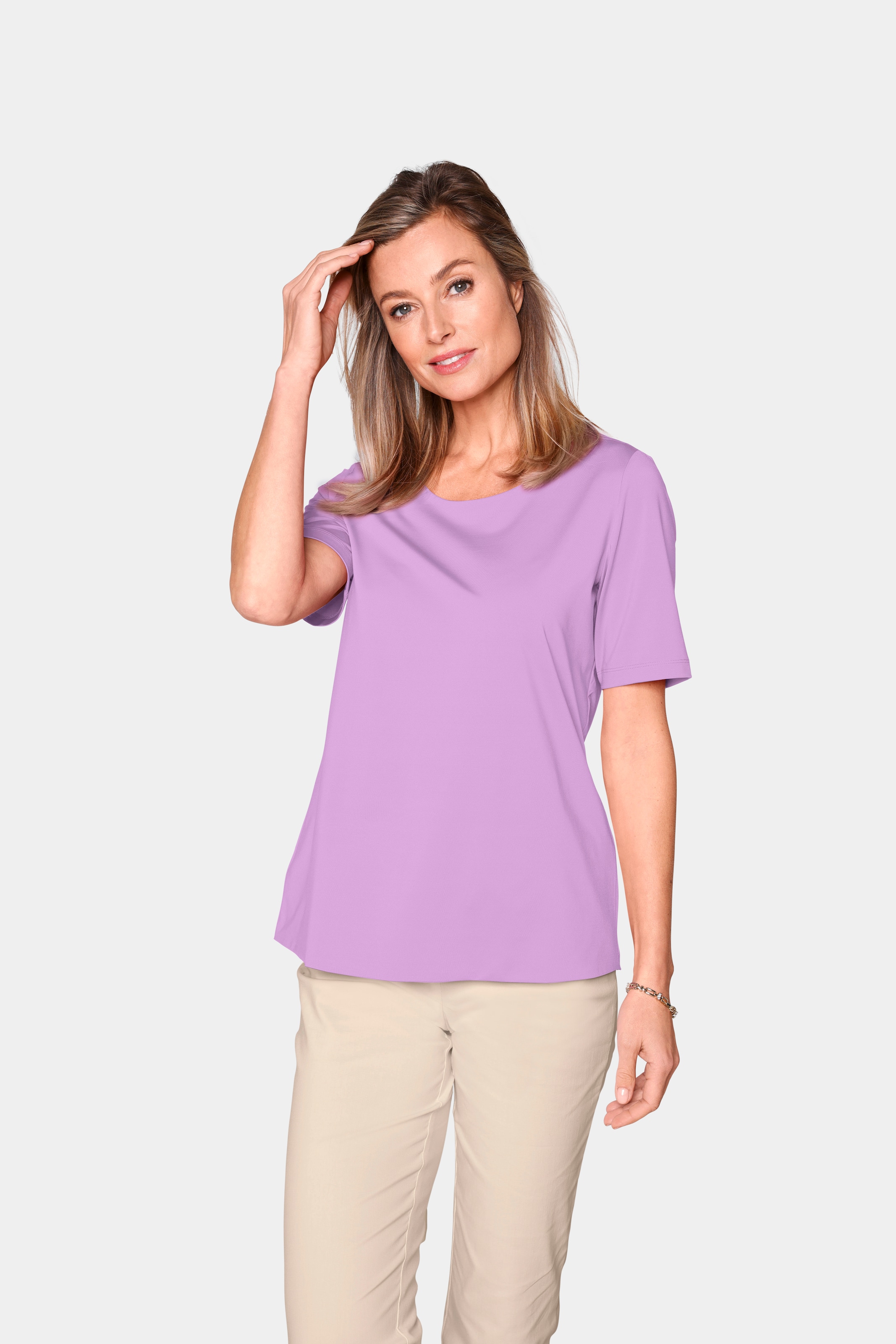 Gepflegtes Shirt in formstabiler Ware