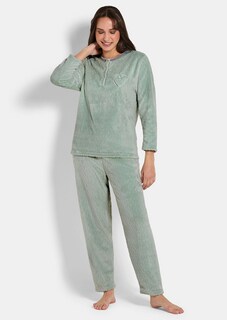 Tenue d’intérieur en polaire à effet structuré thumbnail 1