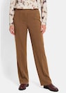 Pantalon à taille élastique avec pinces thumbnail 1