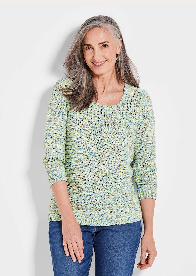 Pullover in Multicolor-Strick