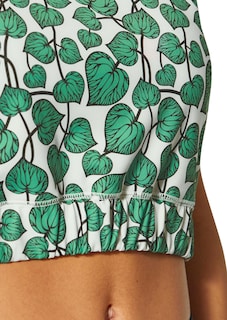 Bustier mit frischem Blätterprint thumbnail 5