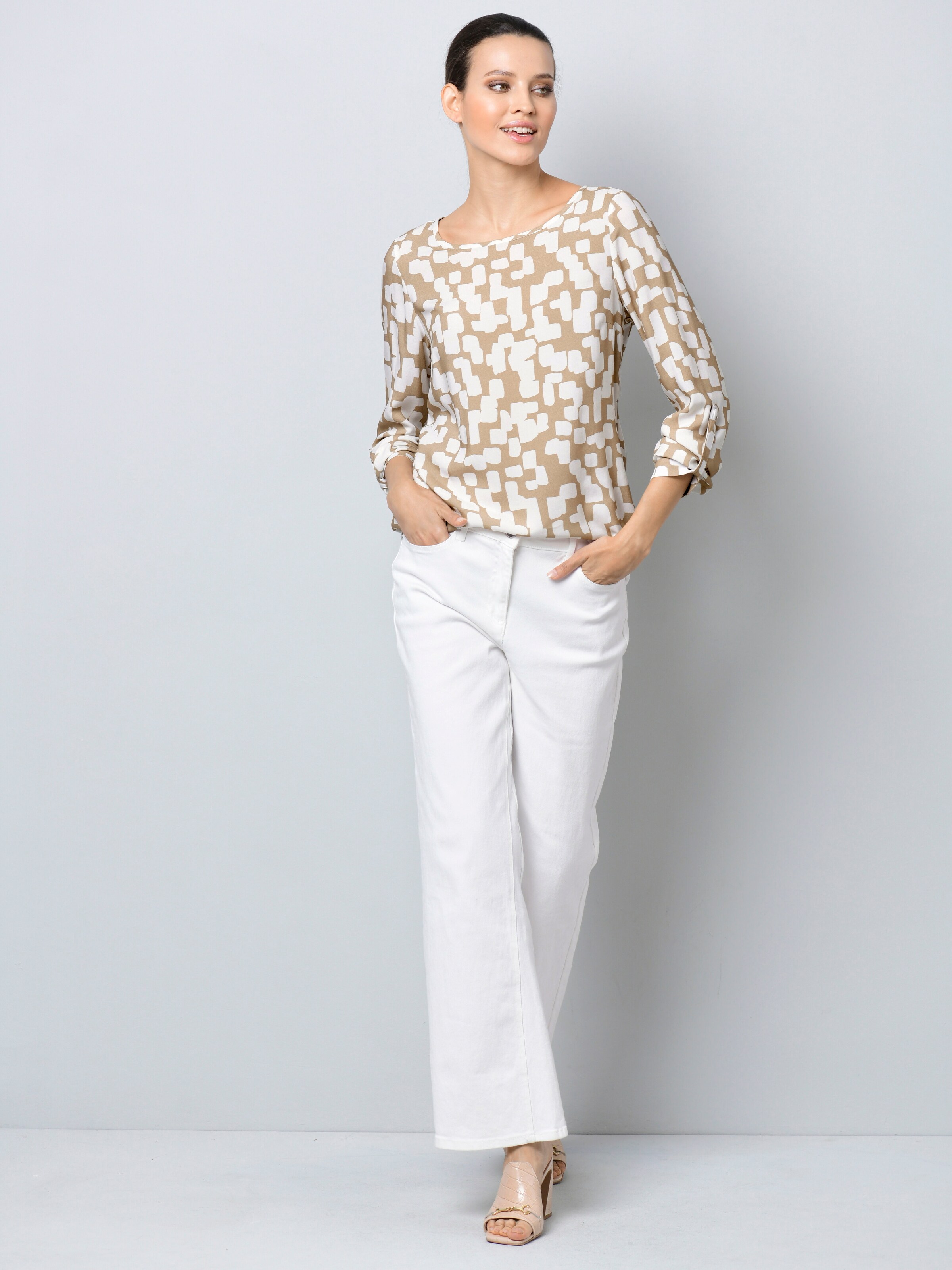 Bluse mit Rundhalsausschnitt 3