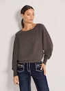 Kaschmirpullover mit Fledermausärmeln thumbnail 1
