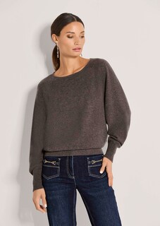 Kaschmirpullover mit Fledermausärmeln thumbnail 1