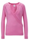 Strickpullover in Wickeloptik thumbnail 1