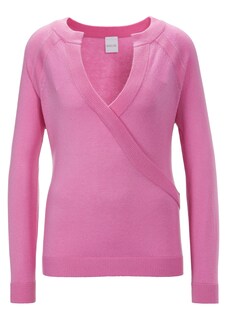 Strickpullover in Wickeloptik thumbnail 1