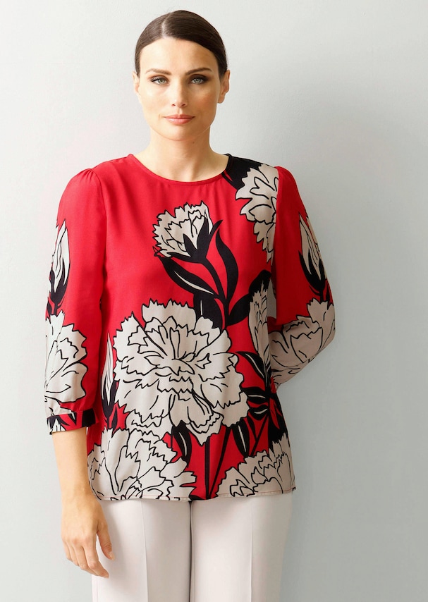 Bluse mit leichtem Ballonärmel 3