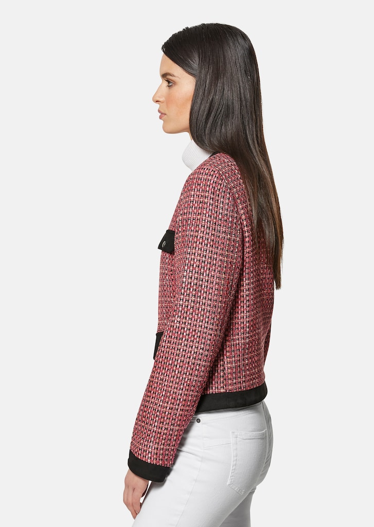 Kurzer Tweed-Blazer in modischem Boxy-Style 3