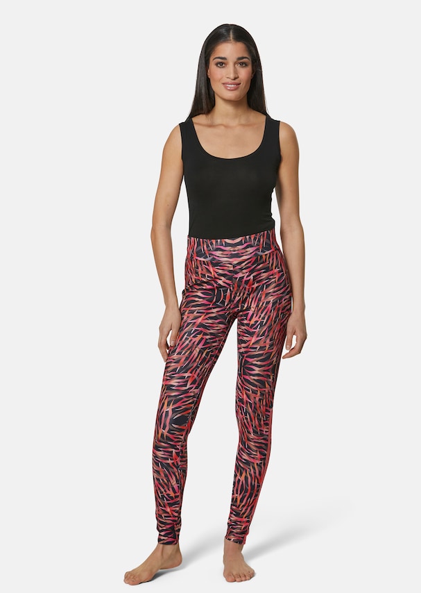 Leggings with decorative stripes on the side 1