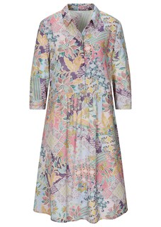 Hemdblusenkleid aus reiner Viskose thumbnail 6