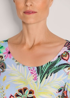 Blouse à imprimé floral avec grandes fleurs thumbnail 5
