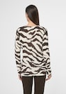 Zebra-Pullover mit flauschigem Alpaka thumbnail 3