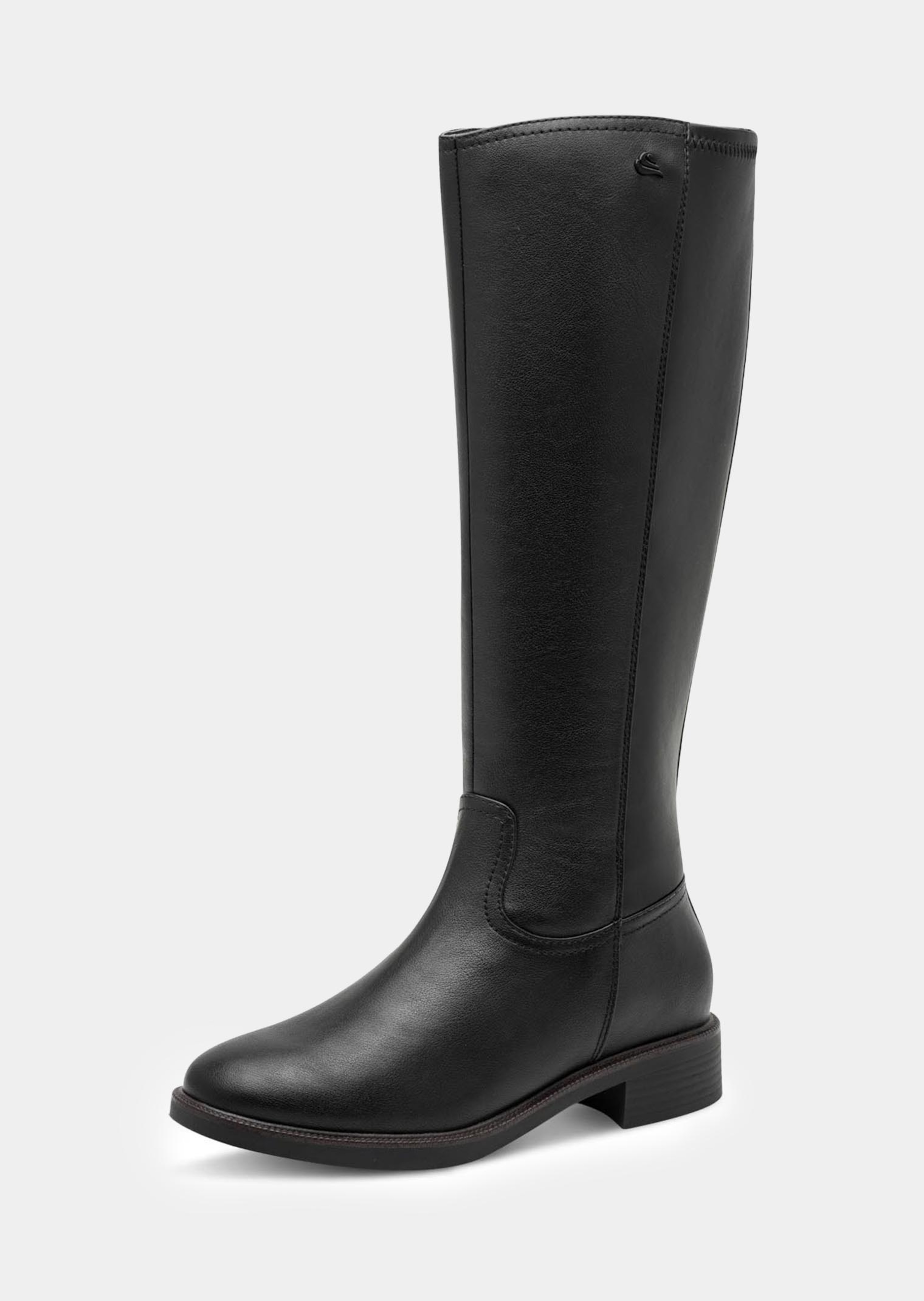 Bottes avec empiècements stretch sur la tige
