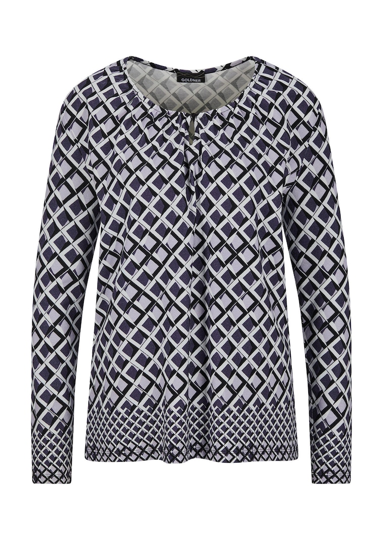 Jersey shirt met grafische print