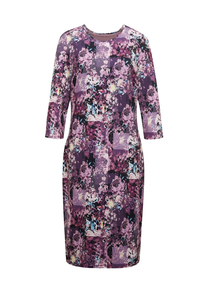 Elastisches Jerseykleid mit modischem Druck