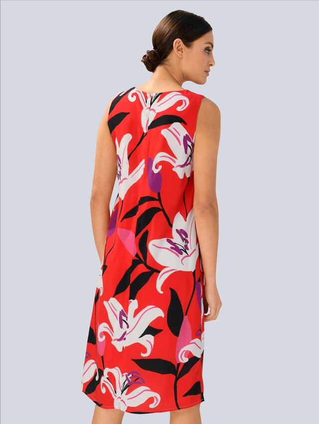 Kleid mit allover Blütendessin 1