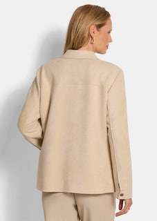 Hemdjacke in Velourslederoptik thumbnail 2