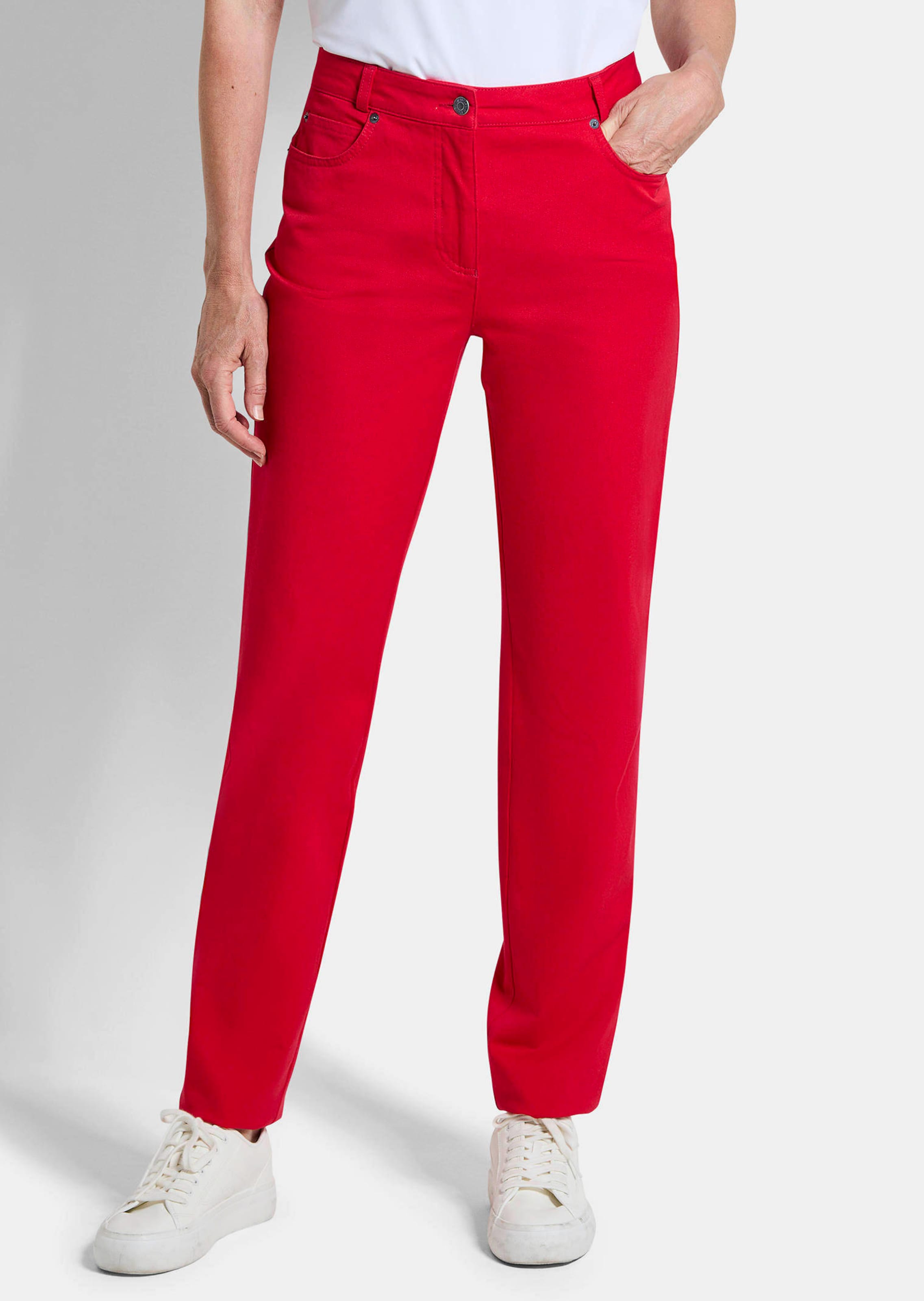 Smalle jeans LOUISA met glittersteentjes