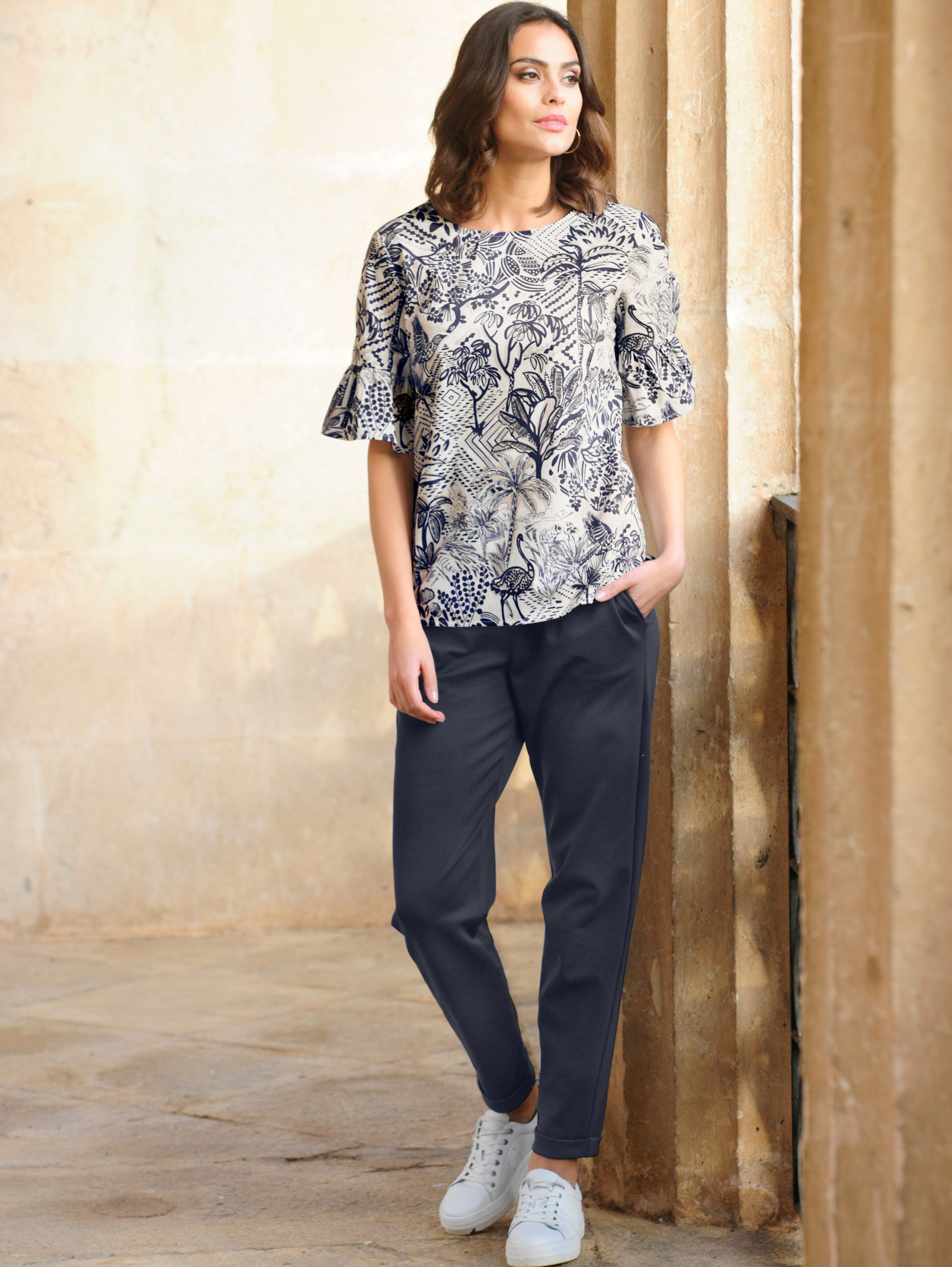 Bluse in Schlupfform