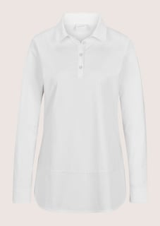Sportieve blouse in een mix van materialen thumbnail 6