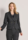Nadelstreifen-Blazer in verkürzter Form thumbnail 1