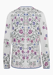 Hochwertige Jacquard-Strickjacke thumbnail 7