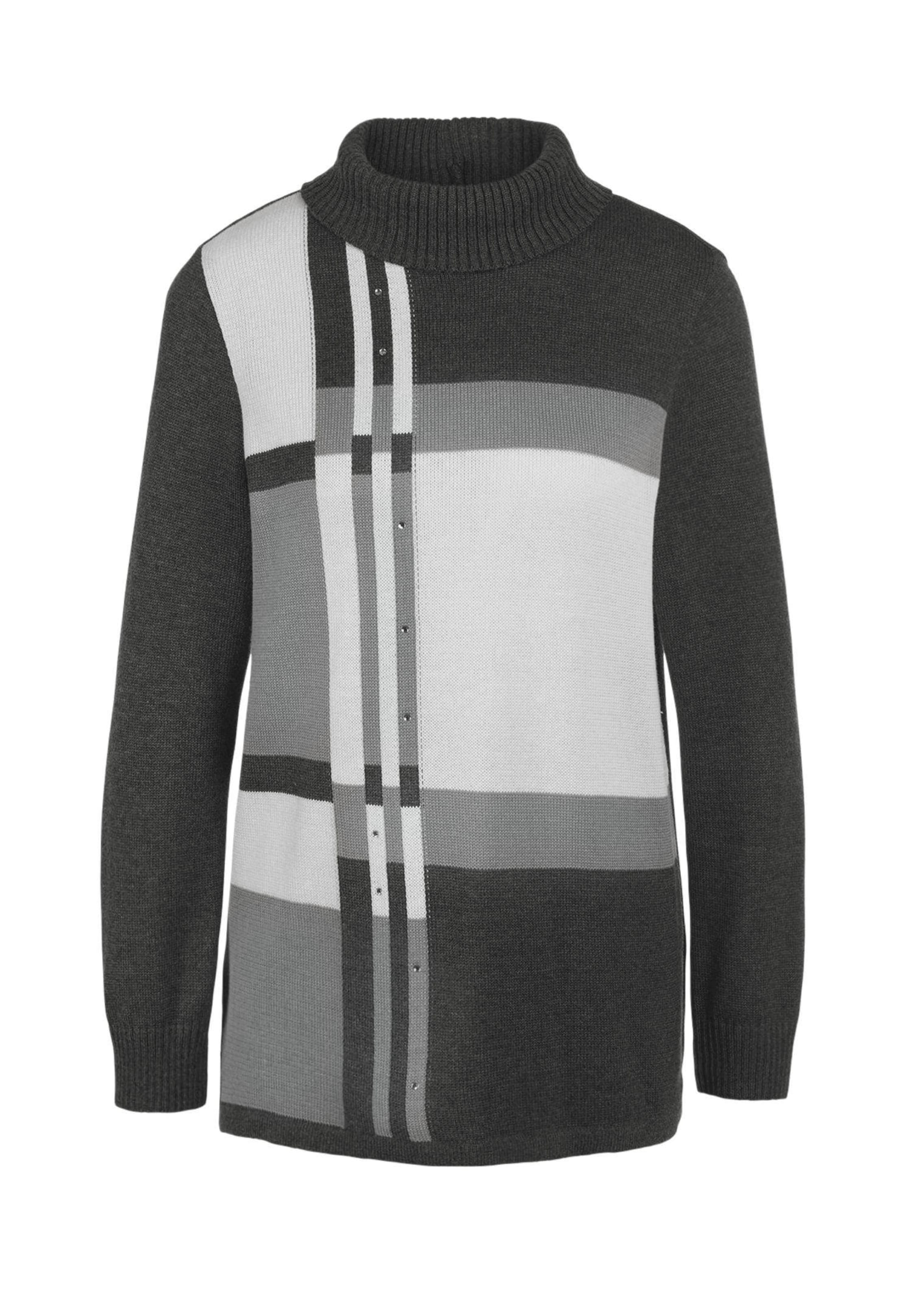 Aufwendig gearbeiteter Intarsienpullover