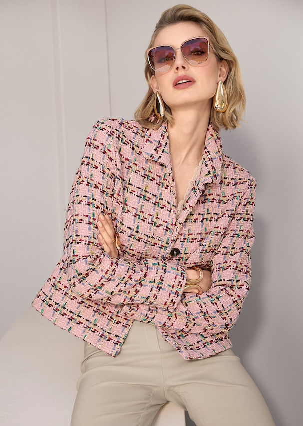 Kurzer Blazer mit Struktur 6