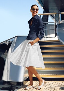 Denim blazer with washed effects thumbnail 7