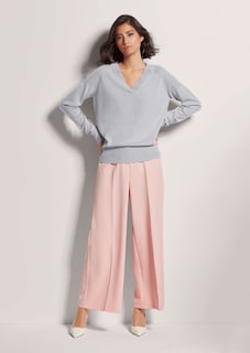 Kaschmirpullover mit V-Ausschnitt thumbnail 2