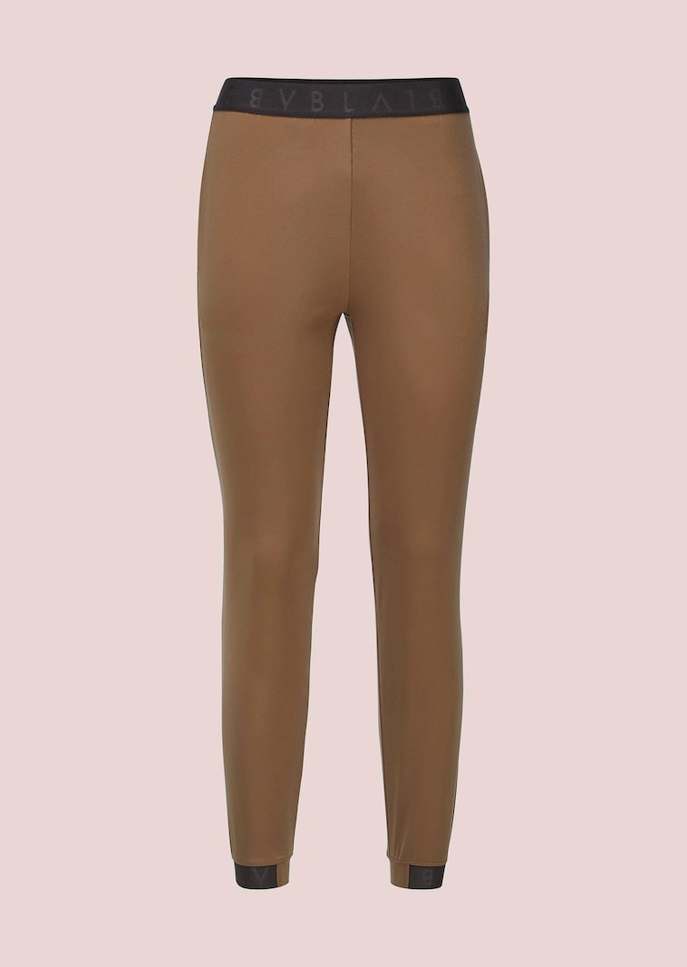 Leicht glänzende Freizeithose