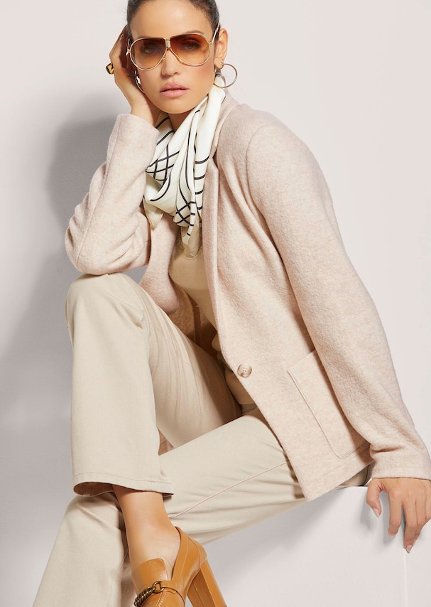 Blazer aus gekochter Wolle 3