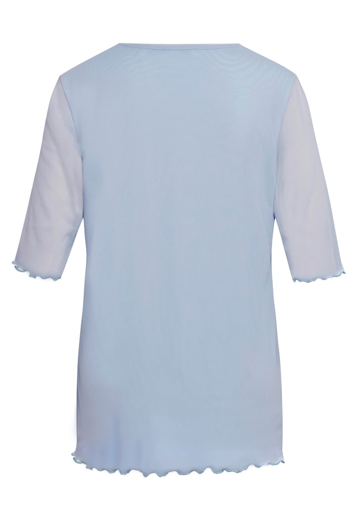 Gedessineerd shirt van luchtige mesh 2