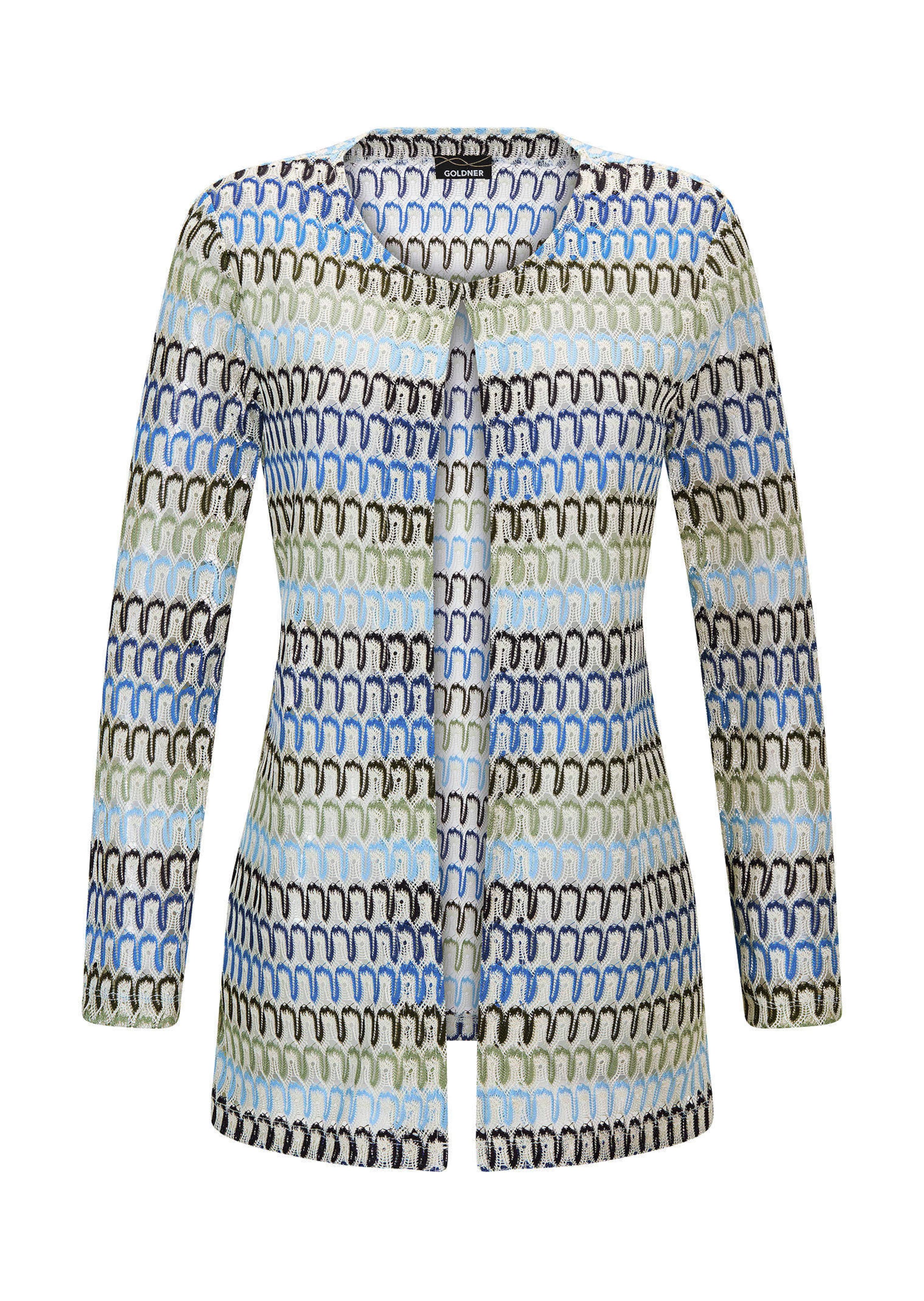 Longjacke in Spitzenoptik