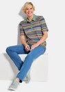 Geringeltes Poloshirt aus Viskose-Jersey thumbnail 4