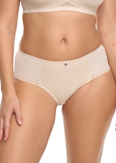 Slip montant avec empiècement en dentelle thumbnail 3