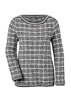 Pull avec motif jacquard à carreaux thumbnail 6