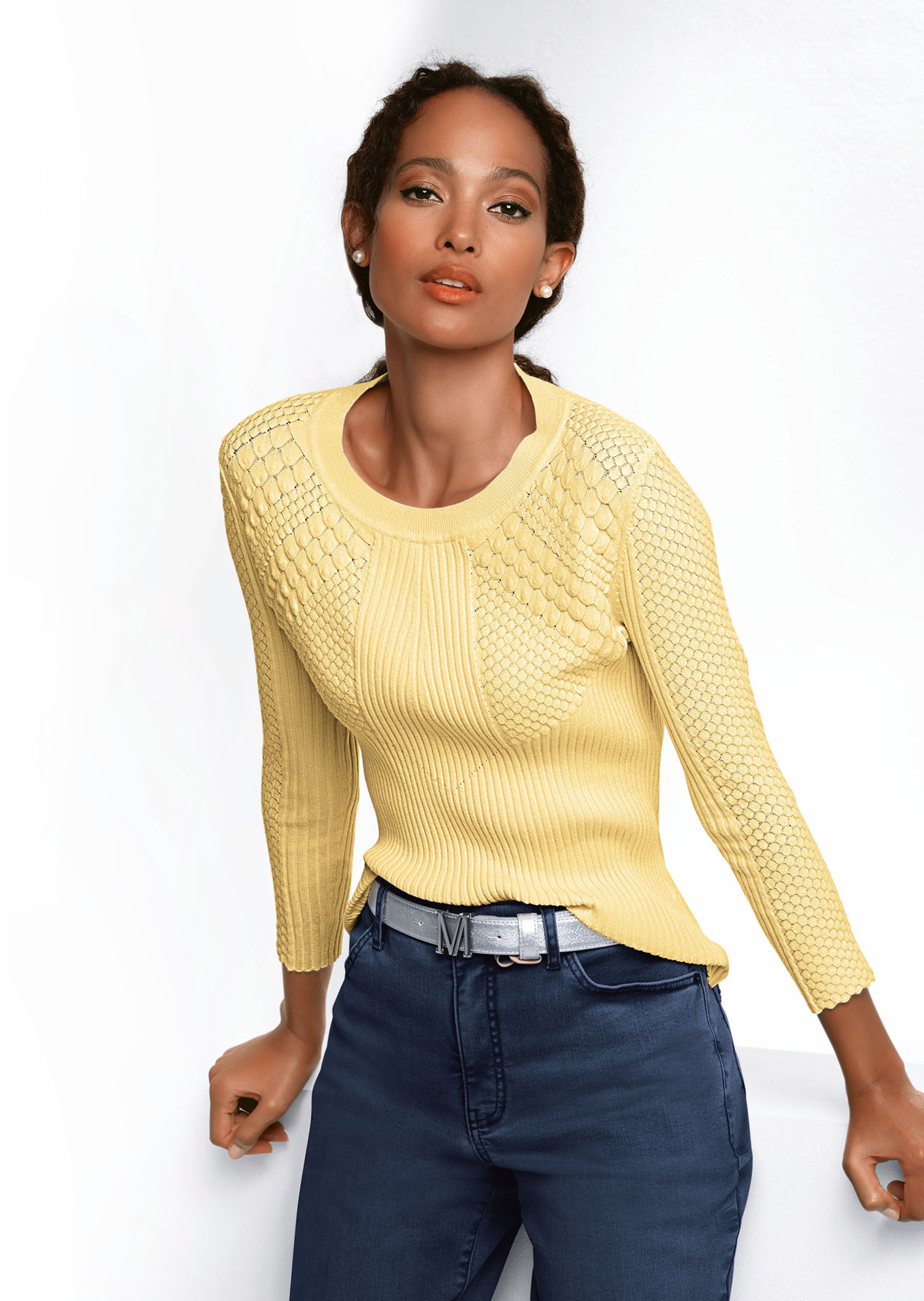 Rippstrickpullover