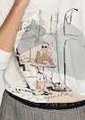 Jersey-Shirt mit Frontmotiv und Glitzerdetails thumbnail 4