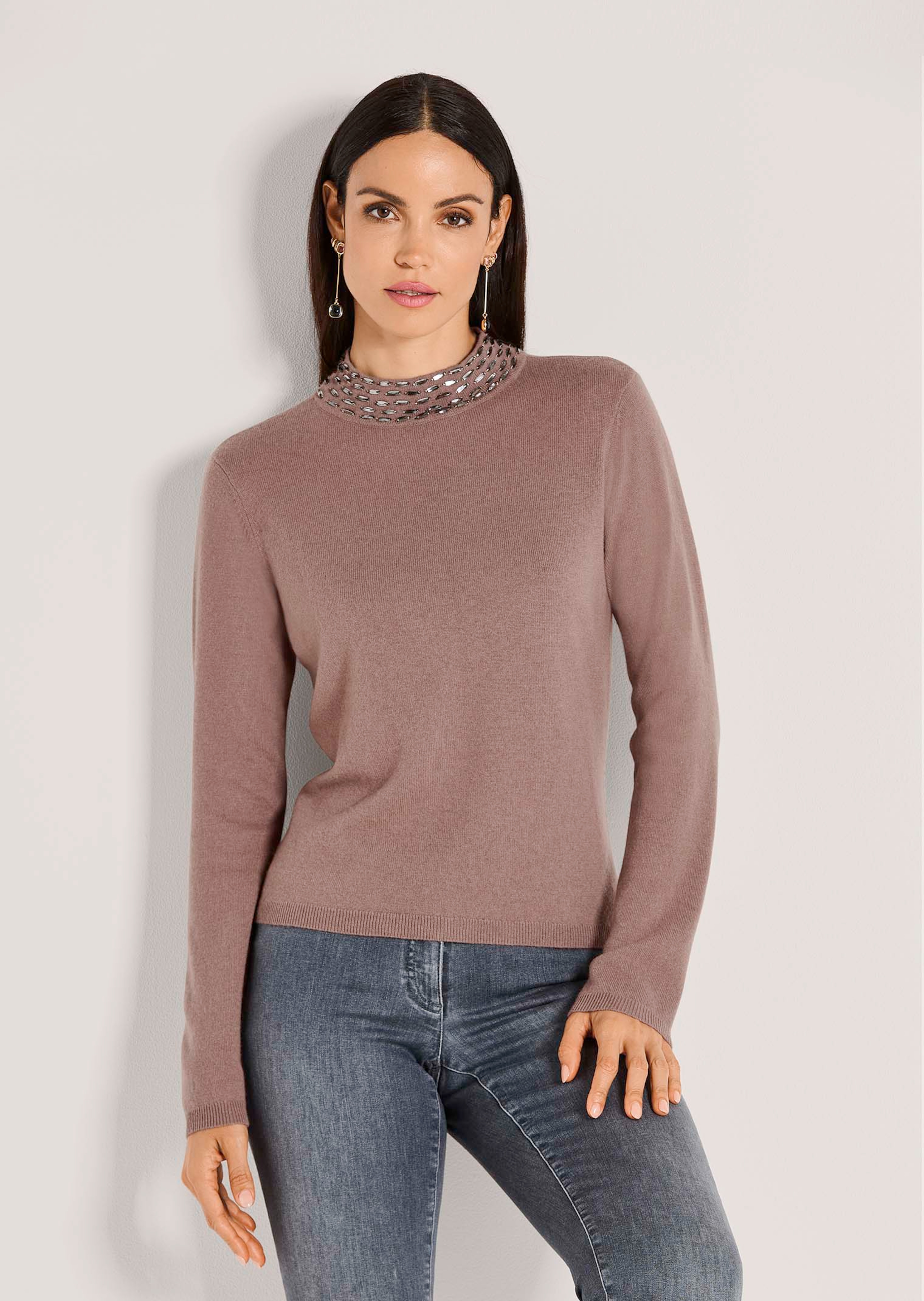 Pullover aus Schurwolle und Kaschmir