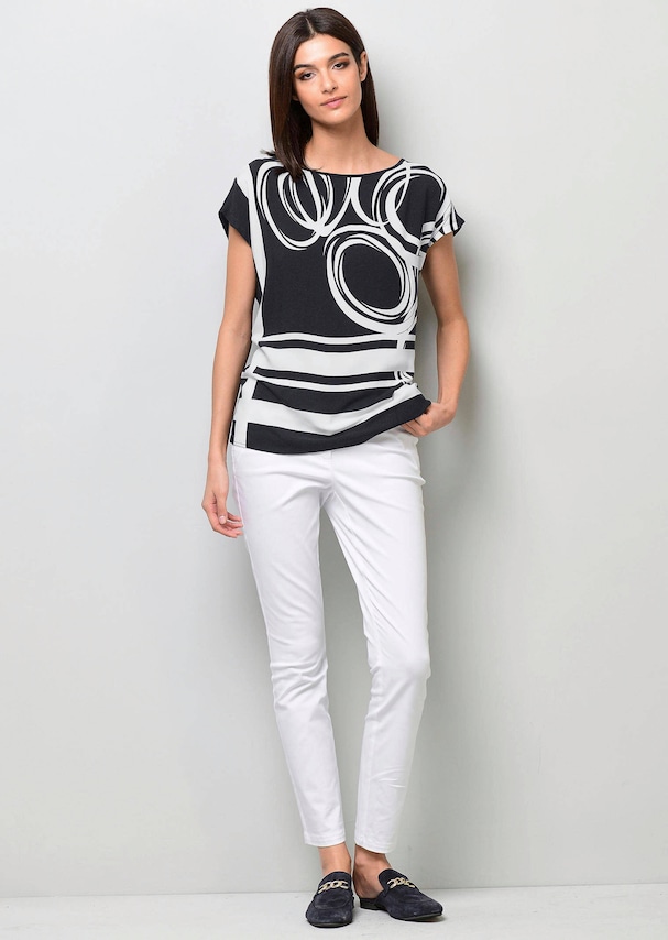 Shirt mit grafischem Druck 1