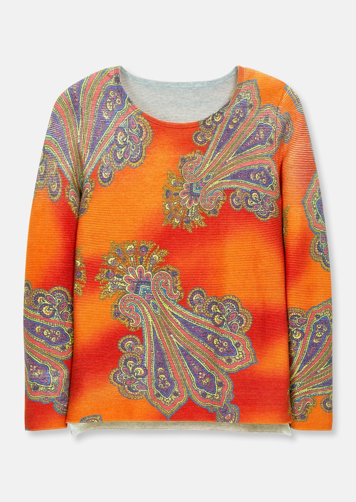 Printed knitted jumper 5