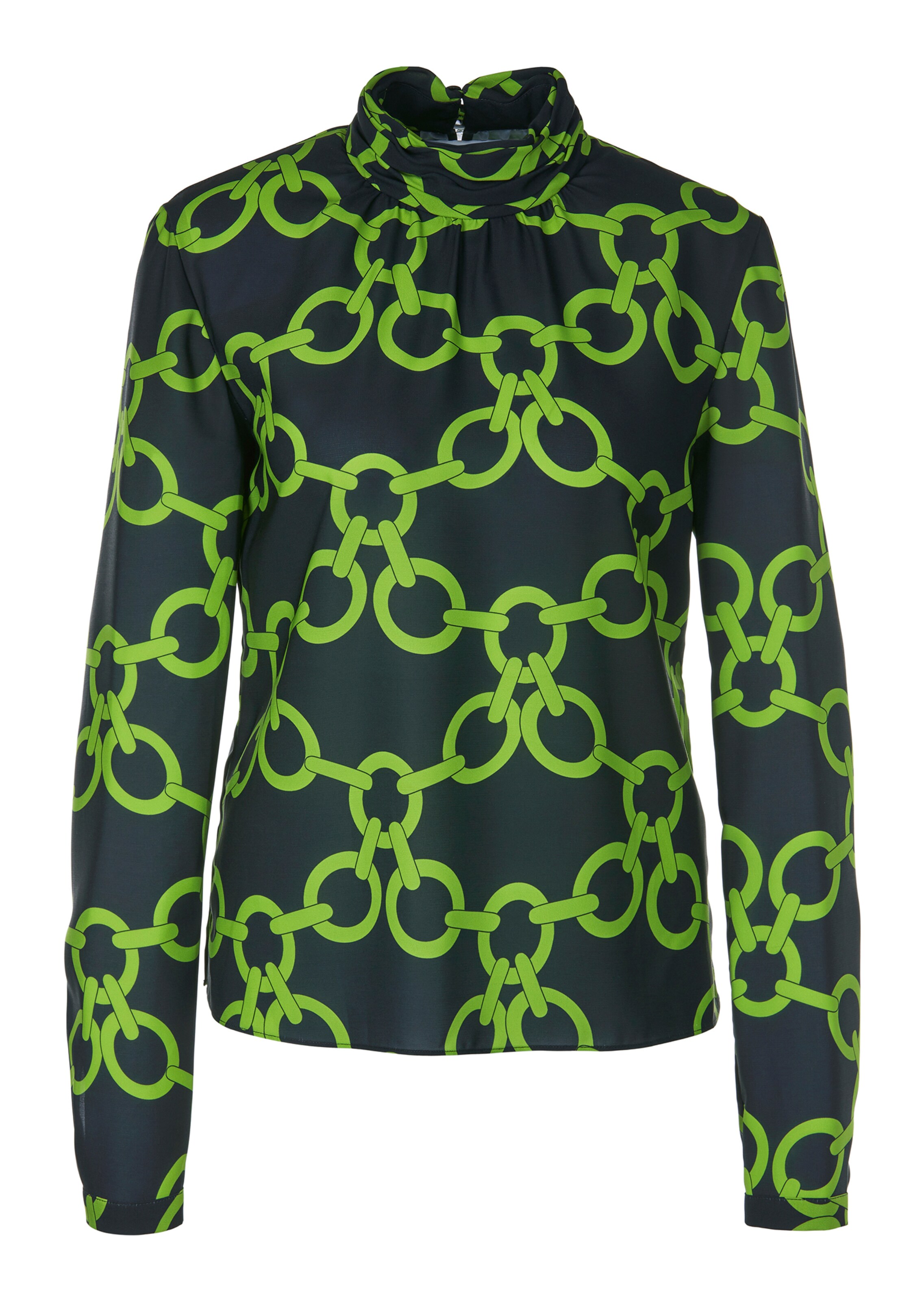 Bluse mit grafischem Muster