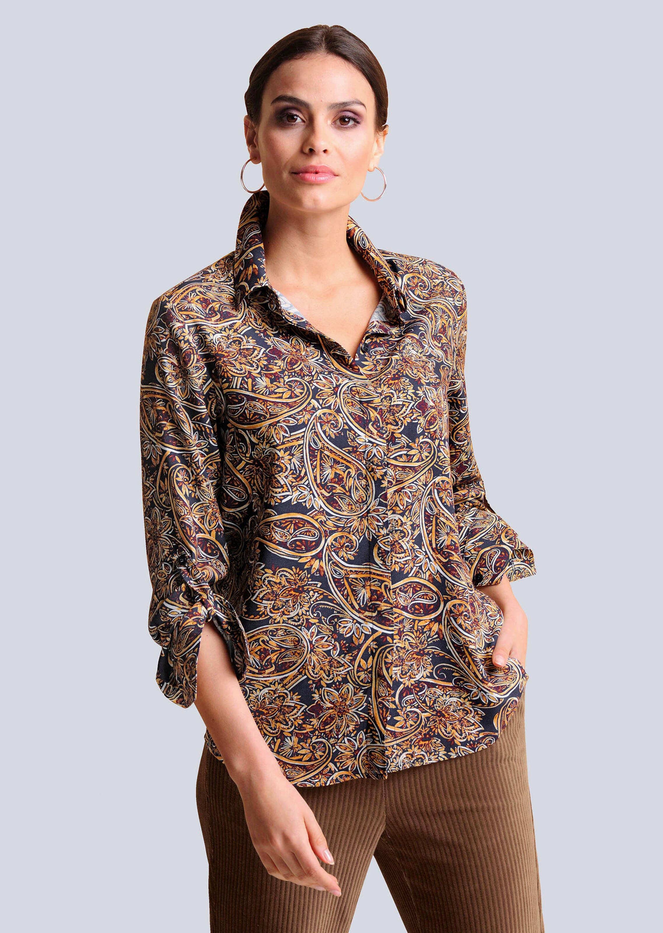 Bluse im Paisleymuster