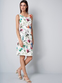 Druckkleid mit modischem Drappé thumbnail 3