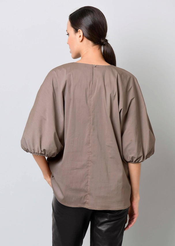 Oversizedbluse mit Fledermausärmel 2